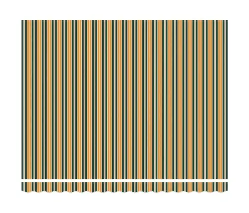 Automātiska Iebīdāma Nojume Zaļā Un Dzeltenā Krāsā 400X300 Cm Vidaxl