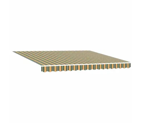 Izvelkams Jumtiņš Zaļš Un Dzeltenš 400X300 Cm Vidaxl