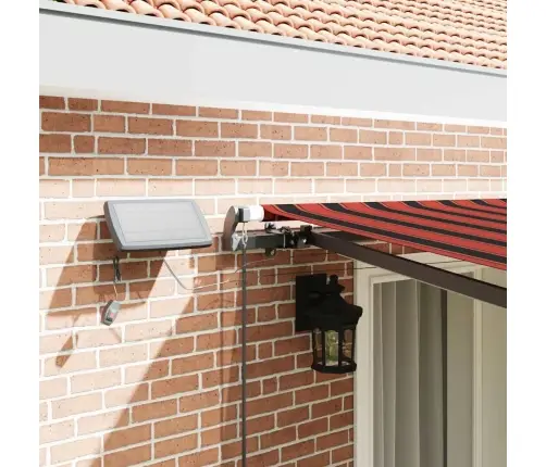 Käigukohandatav Varikatus Oranž Ja Pruun 400 ×350 Cm Kangas