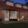 Automātiskā Iebidāmā Nojume Ar Led Oranžā Un Brūnā Krāsā 400X350 Cm Vidaxl