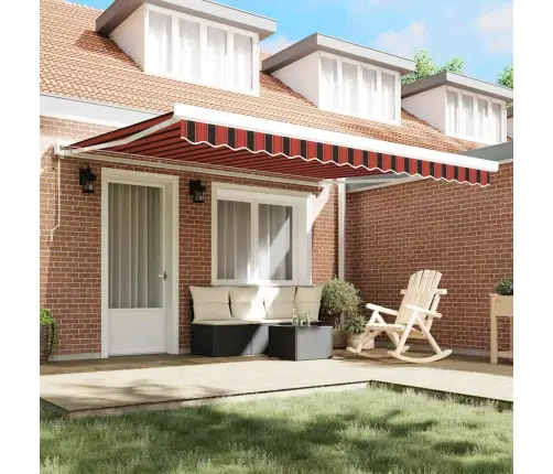 Ištraukiama Markizė Geltona Ir Oranžinė 400 × 350 Cm