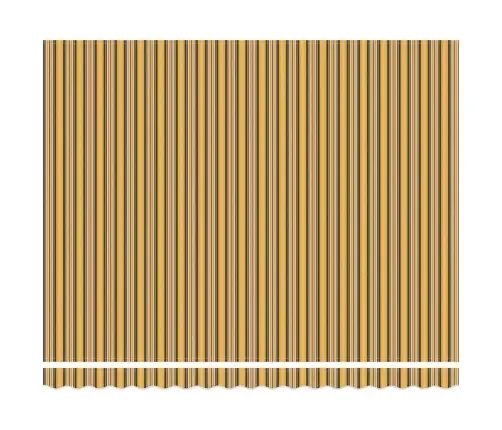 Manuāla Iebīdāmā Nojume Ar Led Daudzkrāsaino Svītru 400X350 Cm Vidaxl