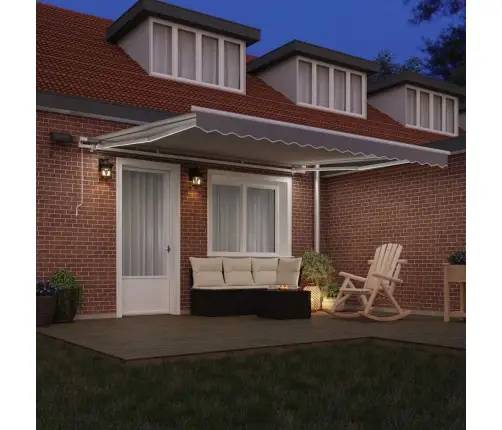 Käigukohandatav Varikatus Koos Helehall 400 ×350 Cm Kangas