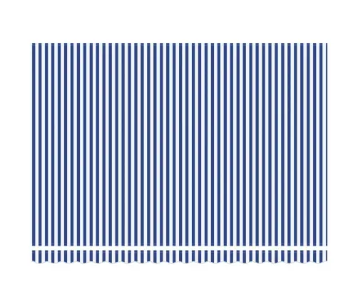 Izvelkams Jumtiņš Zila Un Balta 450X300 Cm Vidaxl