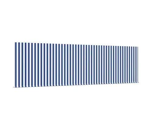 Izvelkams Jumtiņš Zila Un Balta Antracīta 450 × 300 Cm Vidaxl
