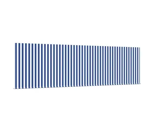 Ištraukiama Markizė Mėlyna Ir Balta 400 × 300 Cm