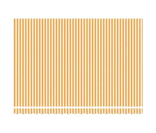 Izvelkams Jumtiņš Oranža Un Balta 450X300 Cm Vidaxl