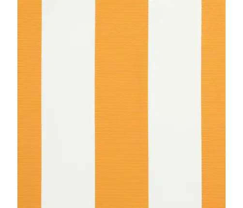 Izvelkams Jumtiņš Oranža Un Balta 450X300 Cm Vidaxl