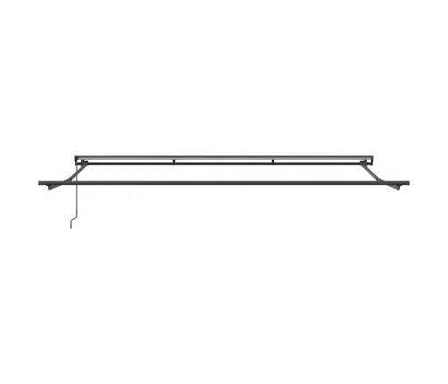 Izvelkams Jumtiņš Antracīts 450 × 300 Cm Poliesters Un Metāls Vidaxl