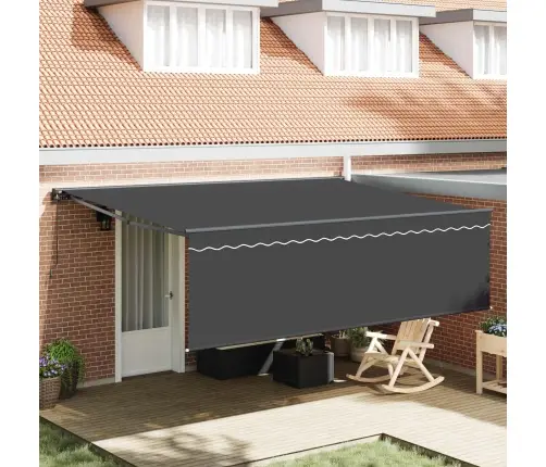 Izvelkams Jumtiņš Antracīts 450 × 300 Cm Vidaxl
