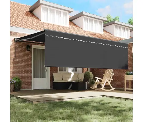 Izvelkams Jumtiņš Antracīts 450 × 300 Cm Vidaxl