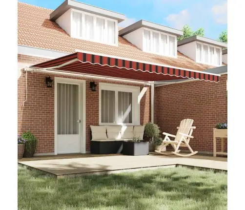 Ištraukiama Markizė Oranžinė Ir Ruda 450 × 300 Cm Audinys