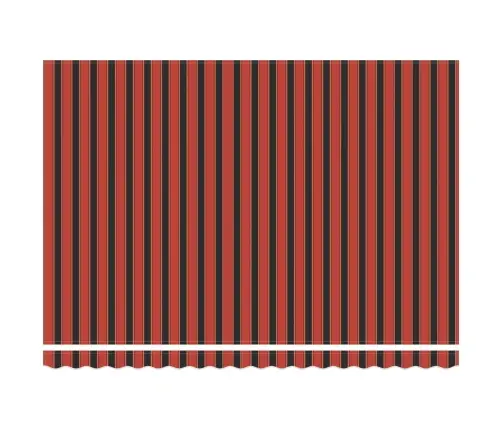 Izvelkams Jumtiņš Oranža Un Brūna 450 × 300 Cm Audums Vidaxl