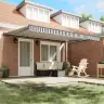 Izvelkams Jumtiņš Antracīts Un Balts 450 × 300 Cm Vidaxl