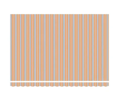 Automātiskā Nolokāmā Nojume Ar Led Daudzkrāsaino Svītru 450X300 Cm Vidaxl