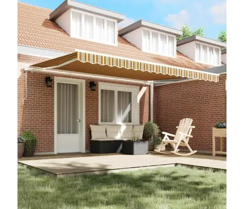 Roku Darbs Velkams Nojumes, Daudzkkrāsaina Svītra, 450 X 300 Cm. Vidaxl