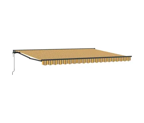 Ištraukiama Markizė Geltonas Ir Pilkas 450 × 300 Cm