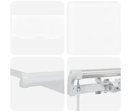 Varikatus Valge 450 X 300 X 165 Cm Polüester Ja Metall