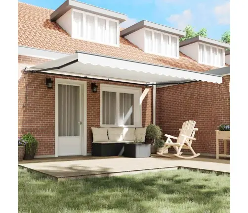 Automātiskā Atvelkama Teltis, Balta, 450 X 300 Cm Vidaxl