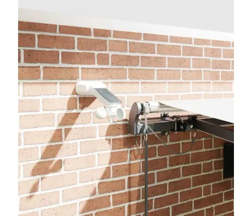 Automātiskā Ievelkamā Nojume Ar Led Baltā 450X300 Cm Vidaxl
