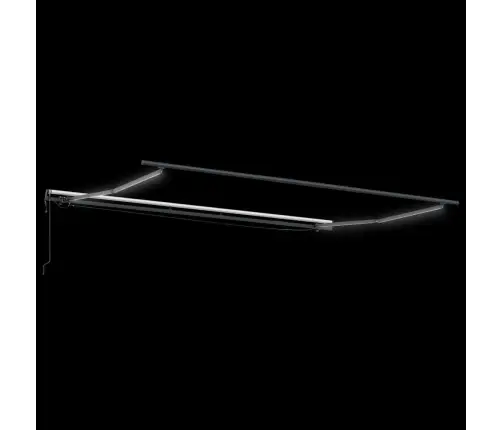 Automātiskā Ievelkamā Nojume Ar Led Baltā 450X300 Cm Vidaxl