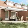 Izvelkams Jumtiņš Balts 450X300 Cm Poliesteris Vidaxl