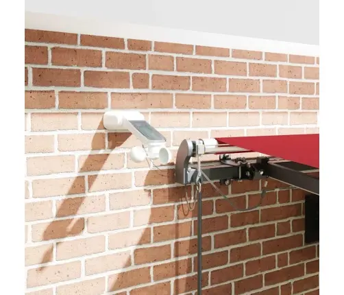 Automātiska Ievilkama Nojume Ar Led Sarkana 450 X 300 Cm Vidaxl