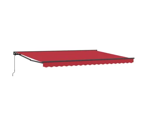 Käigukohandatav Varikatus Punane 450 × 300 Cm