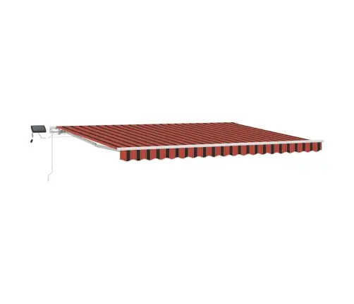 Izvelkams Jumtiņš Oranža Un Brūna 450 × 350 Cm Vidaxl