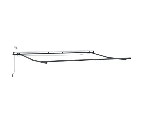 Ištraukiama Markizė Su Oranžinė Ir Ruda 450 × 350 Cm Audinys