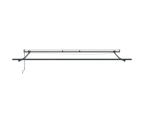 Ištraukiama Markizė Su Oranžinė Ir Ruda 450 × 350 Cm Audinys