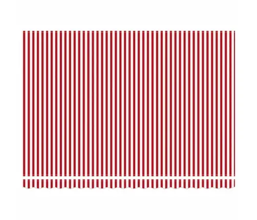 Varjudekangas Koos Punane Ja Valge 450 × 350 Cm Polüester