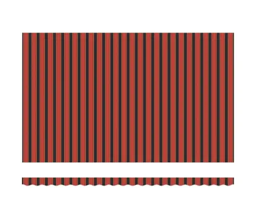 Manuāla Iebīdāma Nojume Ar Led Oranžā Un Brūnā Krāsā, 500X300 Cm Vidaxl