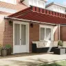 Automātiskā Saliekamā Vēja Aizsargs Apelsīnā Un Brūnā 500 X 300 Cm Vidaxl