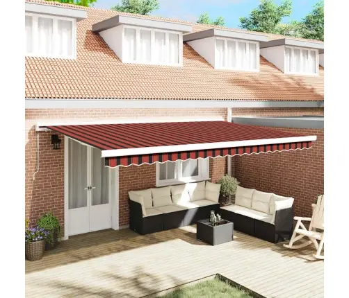 Ištraukiama Markizė Oranžinė Ir Ruda 500 ×300 Cm