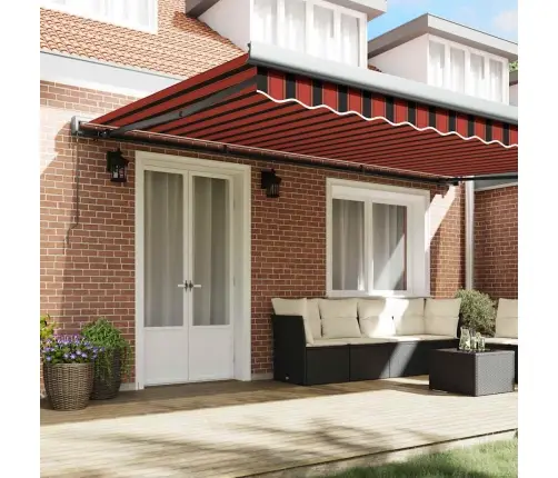 Ištraukiama Markizė Raudona Ir Juoda 500 × 300 Cm