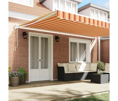 Pavėsinė Geltona Ir Oranžinė 500 X 300 X 165 Cm