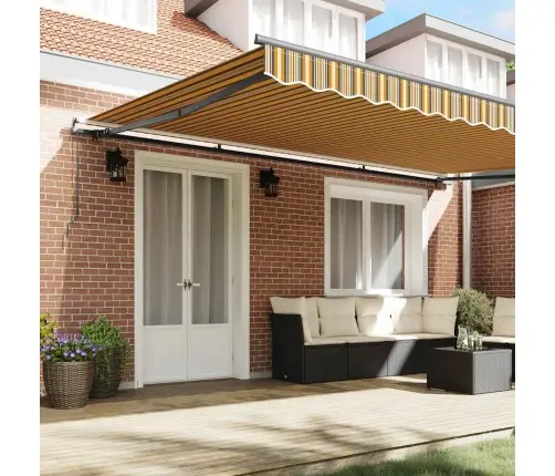 Izvelkams Jumtiņš Daudzkrāsains 500 × 300 Cm Audums Vidaxl