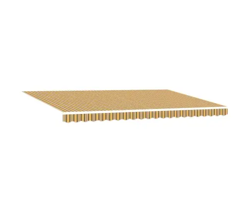 Automātiskā Iebīdāmā Nojume Daudzkrāsu Svītrā 500X300 Cm Vidaxl