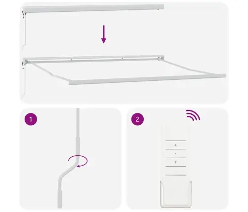 Automātiskā Ievilkšanas Nojume Daudzkrāsainā Svītrā 500X300 Cm Vidaxl