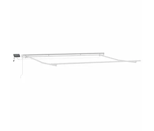 Izvelkams Jumtiņš Bēša 500 × 300 Cm Audums Un Tērauds Vidaxl