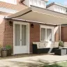 Izvelkams Jumtiņš Bēša 500 × 300 Cm Poliesters Un Tērauds Vidaxl