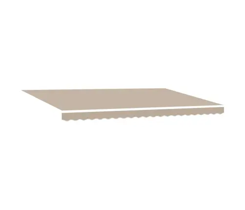 Pārsega Audums Ar Bēša 500 × 300 Cm Poliesters Vidaxl