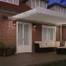 Iebīdāma Nojume With Balta 500 × 300 Cm Balts Vidaxl
