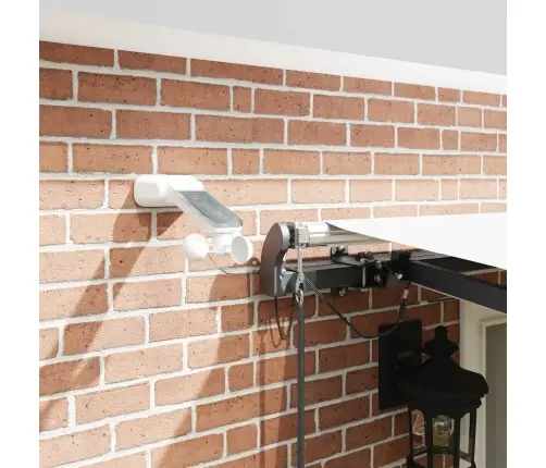 Automātiskā Iebīdāmā Nojume Ar Led Balta 500X300 Cm Vidaxl