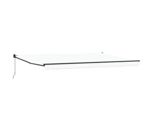 Manuālā Ievilkamā Nojume Balta 500X300 Cm Vidaxl