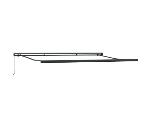 Manuālā Salokāma Nojume Balta 500X300 Cm Vidaxl