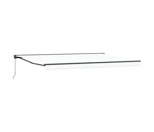 Izvelkams Jumtiņš Balts 500X300 Cm Vidaxl