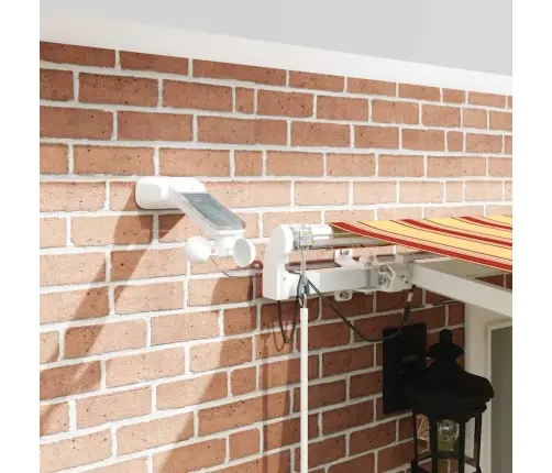 Automātiskā Retraktējamā Terase Ar Led, Dzeltenā Un Apelsīnu Krāsā, 500X350 Cm Vidaxl