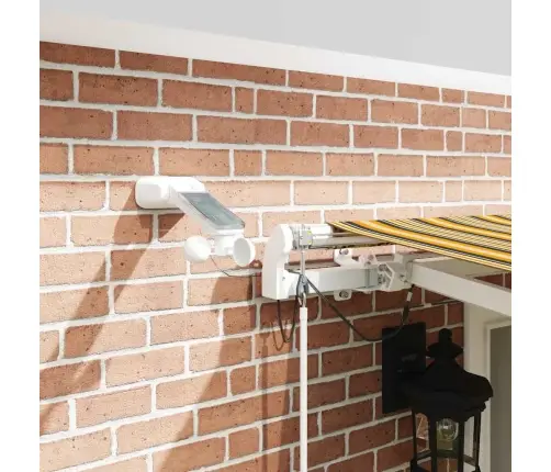 Automātiska Atskrūvējama Saules Paneļa Ar Led Daudzkrāsainu Svītru, 500X350 Cm Vidaxl